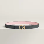 Flot belt buckle & Reversible leather strap 24 mm